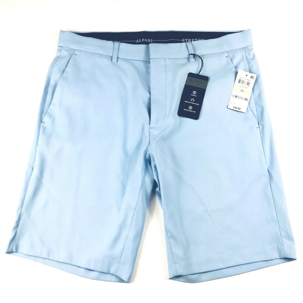 SOLD - Alfani AlfaTech Mens Shorts Light Blue